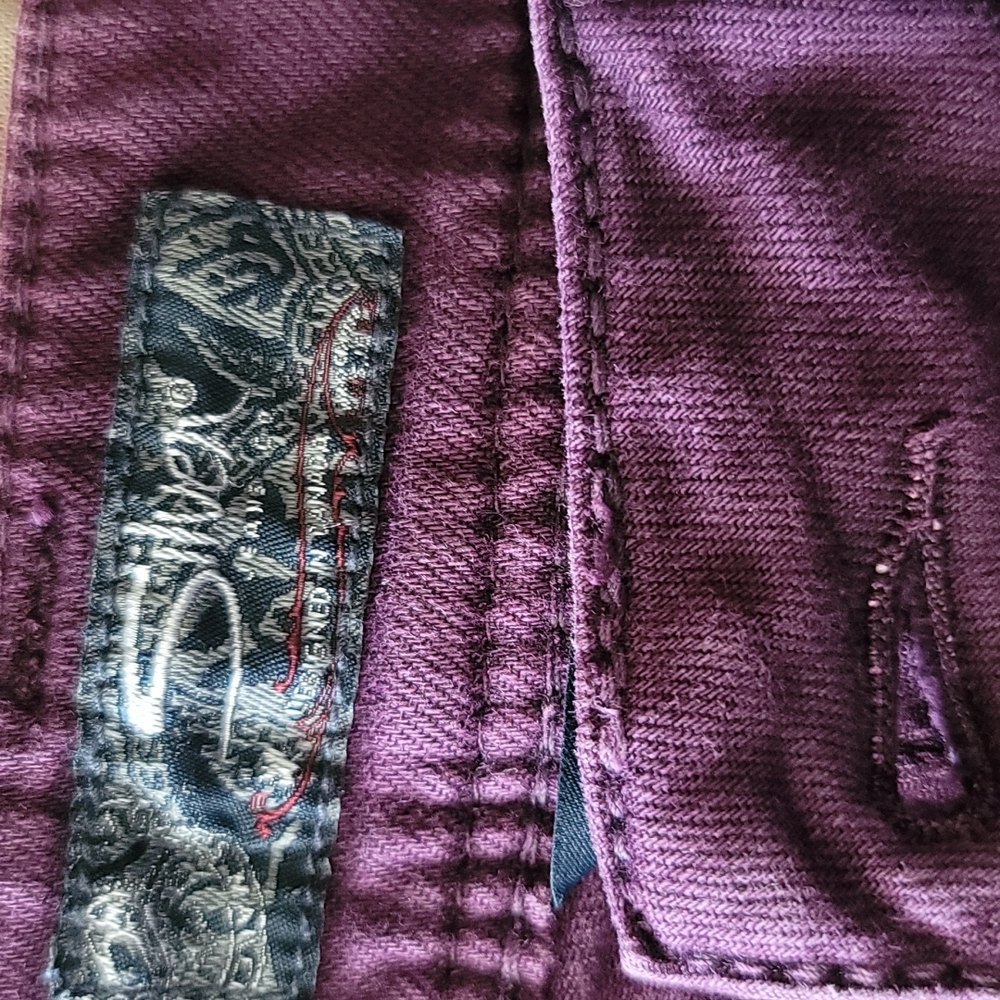 Purple Silver jeans size 31